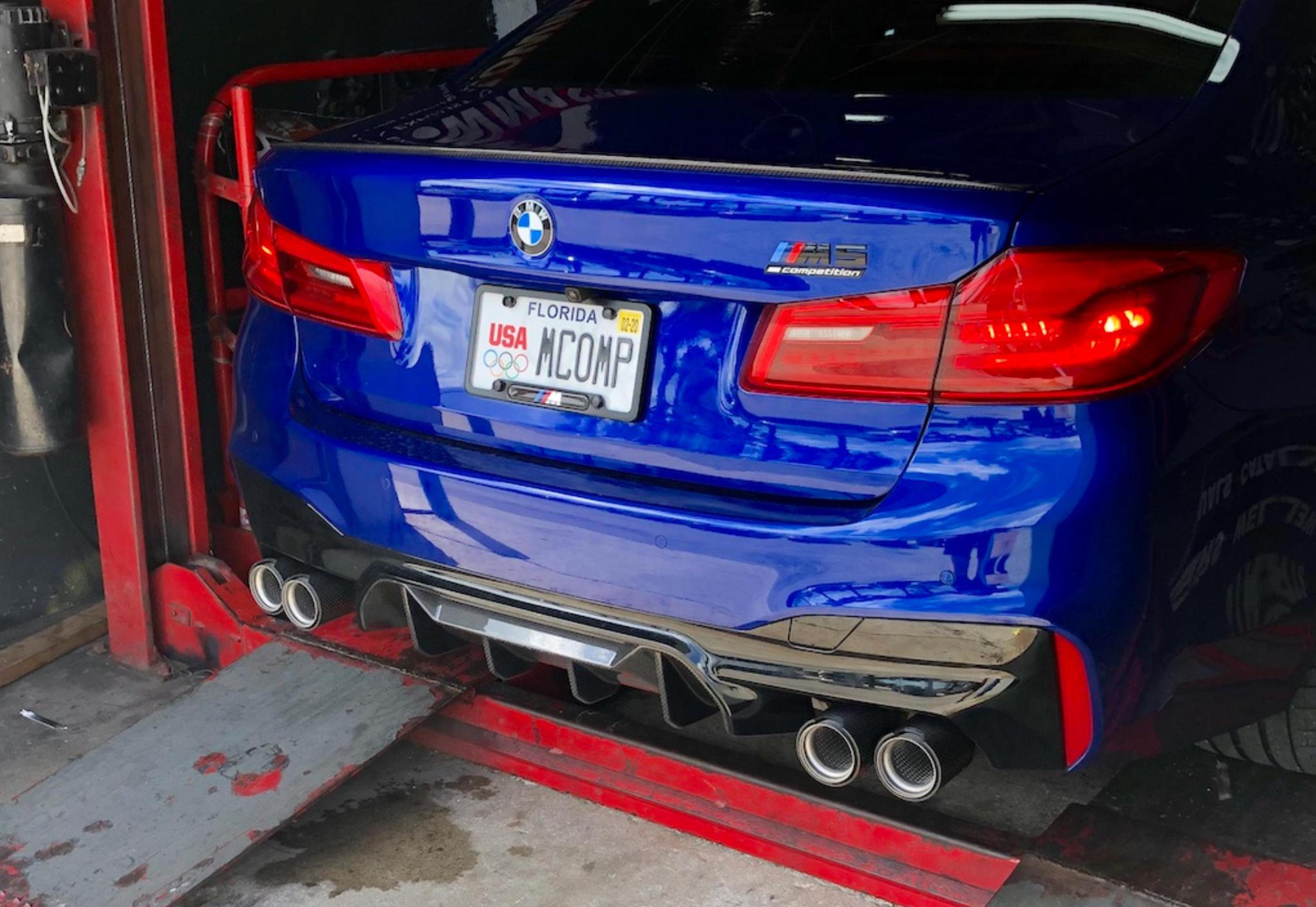 M Performance Brushed Metal Exhaust Tips F90 M5 / F9X M8