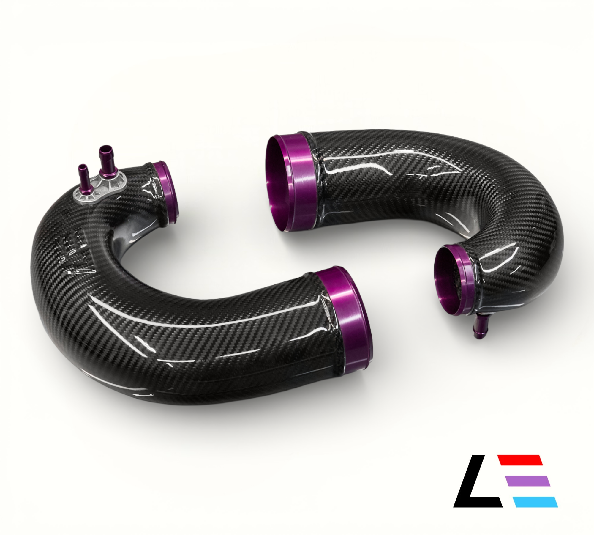 McLaren 720S Carbon Fiber Turbo Inlet Pipes Kit