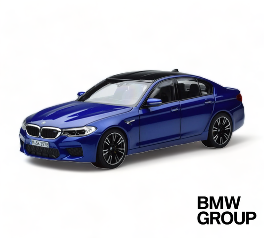 BMW M5 F90 Scale Model 1/18 Marina Bay Blue Pre-LCI