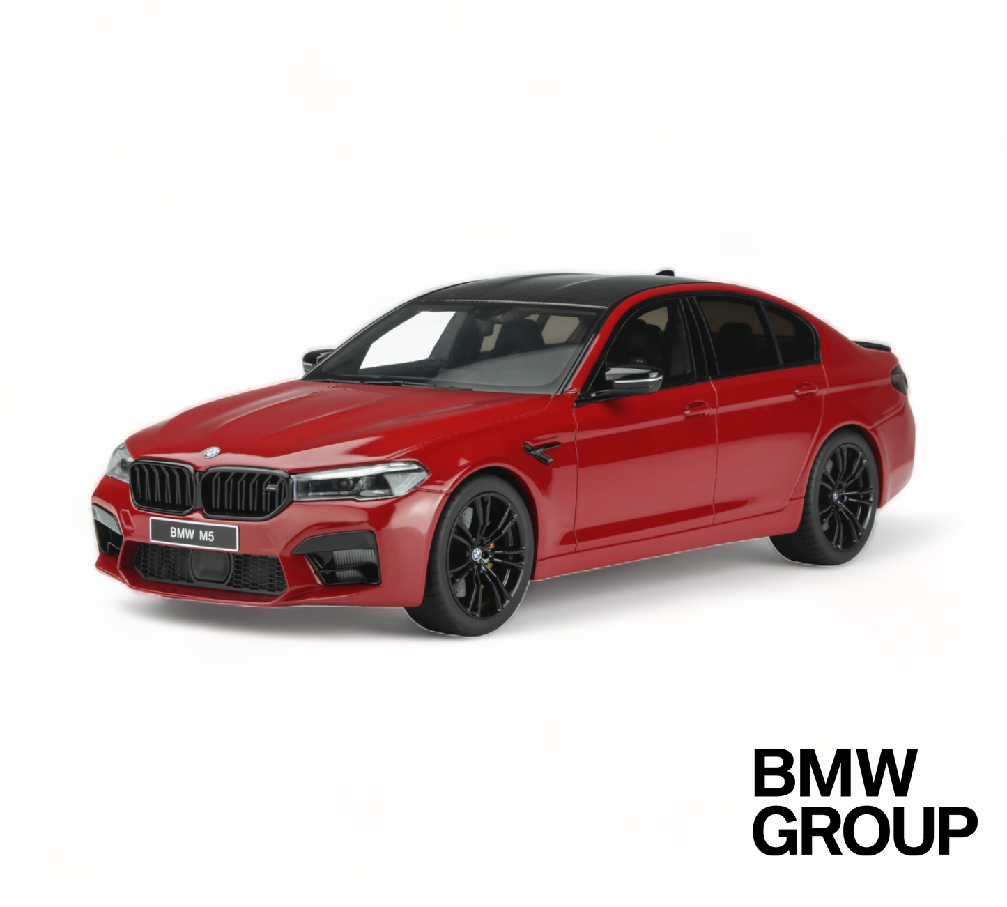 BMW M5 F90 Scale Model 1/18 Imola Red LCI