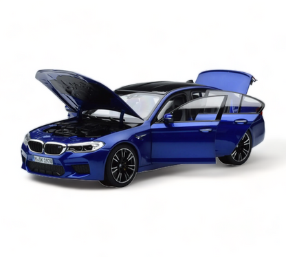 BMW M5 F90 Scale Model 1/18 Marina Bay Blue Pre-LCI