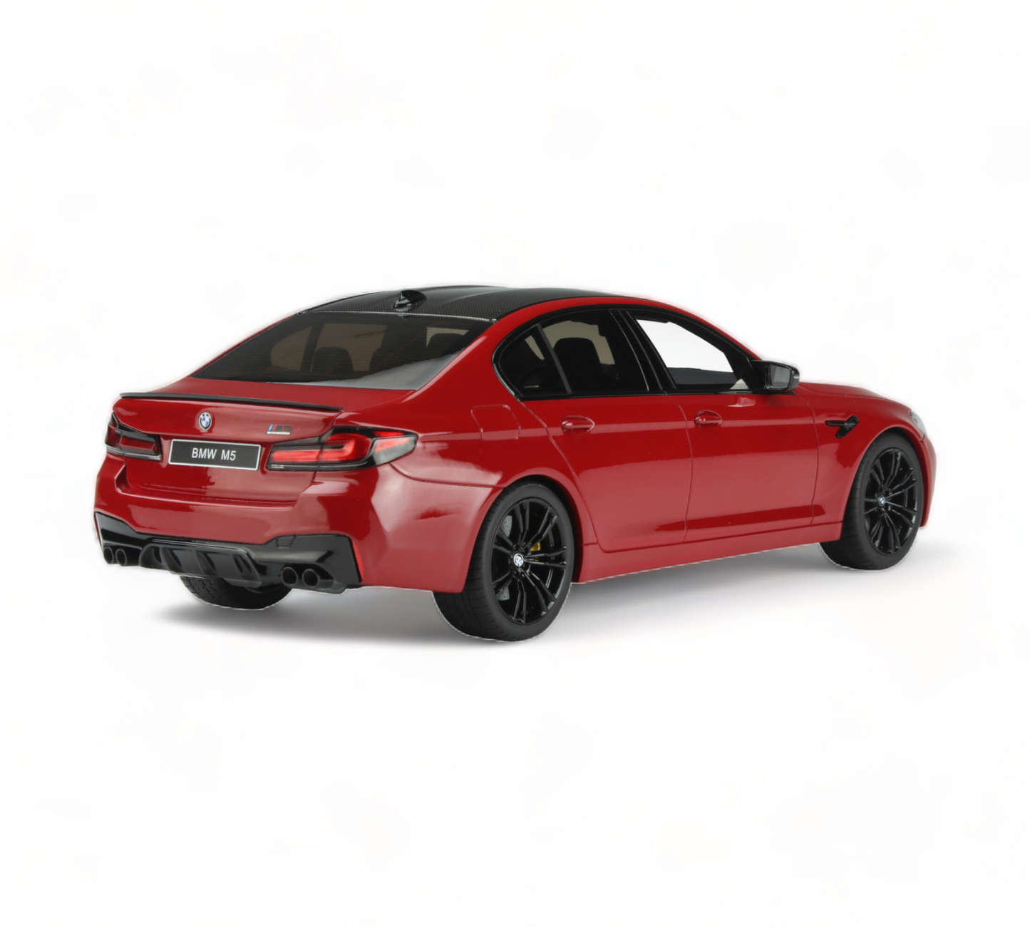 BMW M5 F90 Scale Model 1/18 Imola Red LCI